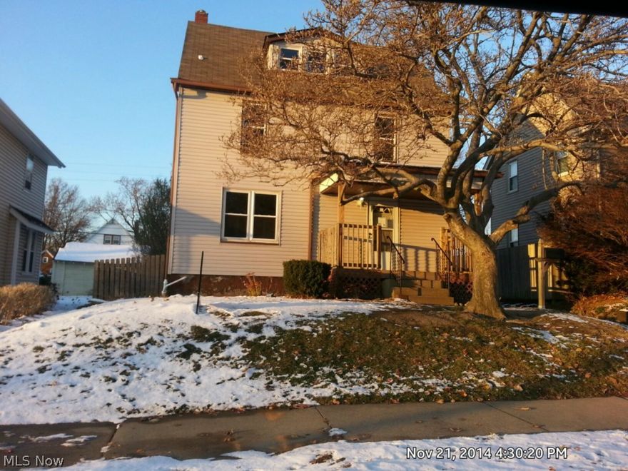 Roomy and charming 2 story with hardwood floors, and some original woodwork in the first floor living and dining room. The attic is finished for even more space. Outside there is a covered front porch, a rear deck, and a 2 car detached garage.