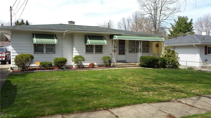 Come home to this beautiful ranch in the neighborhood of well maintained homes. This move in ready home has been maintained to perfection by its current owners who have been occupying this property for 54 years. Conveniently located next to Sand Metro Park and close to shopping and entertainment area this 3 bedroom, 3 bath ranch offers convenient layout offering neutrally painted, spacious living room with plenty of natural light. Living room with hardwood floors under the carpet is connected to eating area conveniently located next to the kitchen. Kitchen offers cabinets with ample storage space and comes equipped with appliances (staying). All three, nicely size bedrooms are located on the main level and are conveniently located next to spacious bathroom. Half bath of master bedroom. Spacious backyard with covered patio is perfect for having a family gatherings or enjoying your morning coffee.  Spacious 2.5 car garage for your convenience. Exterior of this well maintained home has be