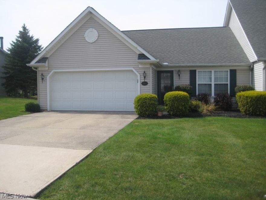 Spacious Ranch with a nice open floor plan. 3 bedroom, 2 full bath, Great Room with sliding doors leading to a private patio. Kitchen with ceramic tile, breakfast bar, Refrigerator, range and dishwasher staying. C/A, Geo-thermal heat, Master bedroom with bath and a huge walk in closet. First floor laundry room. 2 car attached garage. Nice landscaped yard. Award winning Perry schools, Immediate possession. So much more.