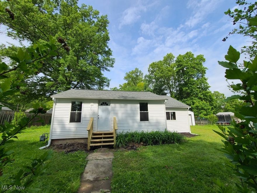 Here is a great opportunity to put your finishing touches on this ranch style home. This property has been recently updated with new siding, windows, roof, electrical, plumbing and HVAC. 2 car detached garage also has new siding and roof. 2 parcels with fenced yard.