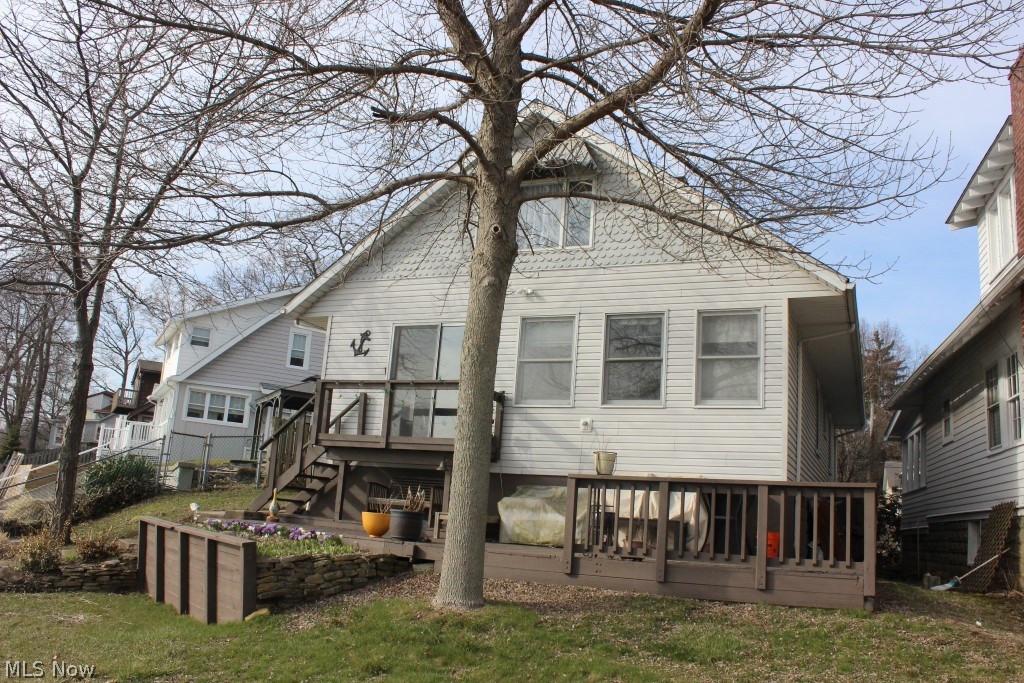 Phenomenal location on East Reservoir! This lakefront home offers 3 bedrooms, 1.5 bath, 1602SF (main level & up), 3 season sunroom, full unfinished basement & detached 2 car garage* Beautiful remodeled eat in kitchen (2017) with quartz counter top, subway tile, soft close cabinets, GE slate stainless appliances (range, refrig, dishwasher & microwave) & farm sink* Bath (2015) with ceramic shower & updated half bath* Dining room with gas log fireplace* 2 bedrooms on 1st floor* 2nd level with bedroom & office area (plumbed for bath and ideal master suite)* Other updates include furnace, central air, hot water heater, softener (less than 1 year)* Replacement windows* Glass block basement windows* Electric 200amp* Approx. 40' of waterfront with concrete sea wall, dock & includes jet ski lift* A great opportunity to own on the lake!