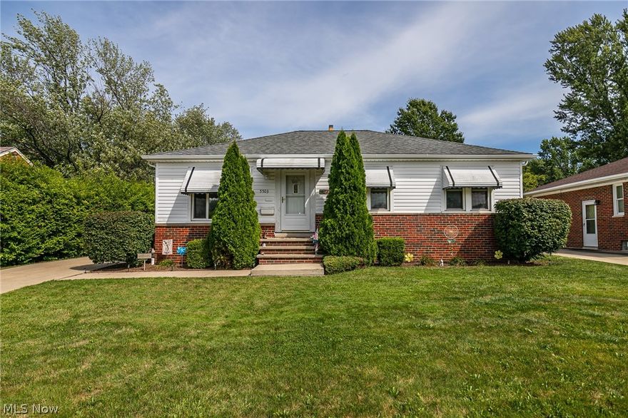 This beautiful home is located near all of the restaurants, shops, etc. on Chevrolet Blvd and Snow Rd. Upon entering the home, you will find yourself in a living room with large windows allowing the sunlight to spill in. Beyond the living room is the bright and airy kitchen which is perfect for all of your cooking needs. Past the kitchen is the sunroom which is perfect for spending time with family and friends. The yard is large and has manicured landscaping making it great for hosting barbecues, guests, and making memories.