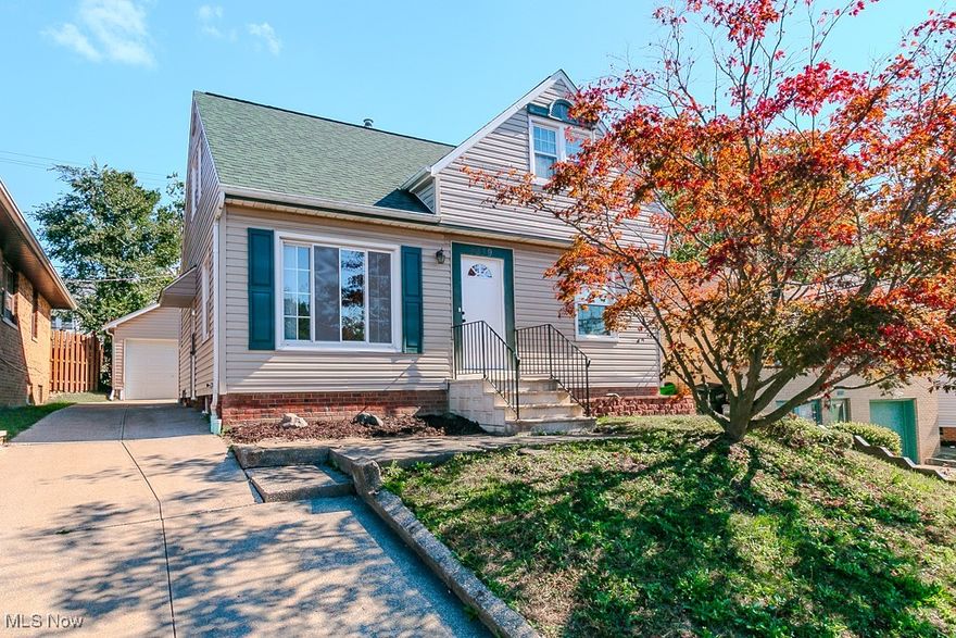 Step inside this beautifully remodeled Cape Cod home. Featuring 3 bedrooms and 1 full bath, this home is ideal for anyone looking for functional space with a warm, welcoming feel.

You'll find two comfortable bedrooms on the main floor, while the spacious upstairs bedroom offers a private retreat with endless possibilities, perfect as a primary suite, home office, or creative studio. The updated kitchen and bath feature stylish finishes and thoughtful updates, ready for you to move right in and enjoy.

The partially finished basement adds even more versatility, whether you need a cozy hangout spot, playroom, or hobby space. Outside, a detached 1-car garage and a manageable yard provide convenience and low-maintenance outdoor living. Agent owned.