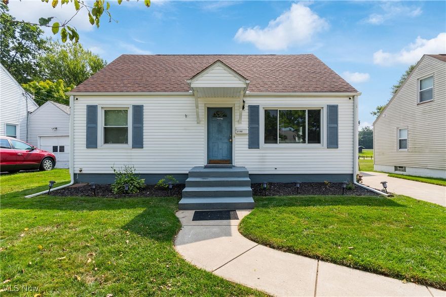 Welcome to 3198 Rowmont Rd SW located in Massillon! This 4 bedroom, 1 bathroom home backs up to Perry Park and is close to local shops and amenities. Upon entering you are welcomed by a living room that has plenty of natural light and leads into the dining area. The kitchen has ample cabinet and counter space, and access to the expansive three-season room that is perfect for entertaining or relaxing! Down the hall are two main-floor bedrooms and a recently updated full bathroom! Upstairs are two additional bedrooms that can be utilized to suit your needs. The partially finished basement offers a laundry area and even more space that can be finished or used as storage. The backyard has a concrete patio and easy access to the park and walking trails! Some recent updates in new AC (2023), new sunroom windows (2023),  basement waterproofing (2022), and new flooring in the kitchen and dining room (2020). Schedule your showing today!