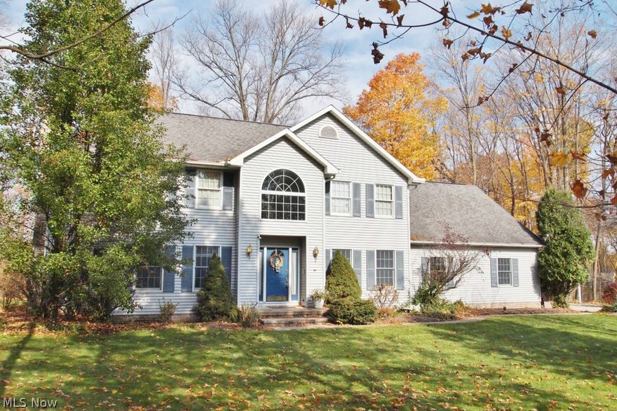 Location, location, location! Highland Schools, 2 acre wooded setting, cul-de-sac street, great floor-plan w/3-car garage and finished basement. Buy now at a great price and do the few remaining updates over time. Home already offers 5 BR, 3 1/2 baths, formal living (office), formal dining, roomy kitchen w/island & open to dinette and family rm. w/gas fireplace, large master suite w/luxury bath, central vac., security system, new furnace, newer hot water tank & softener, some new carpeting, roughed for whole house speakers, first floor laundry, walk-in pantry. Finished basement features TV area, Billiard/game room, exercise too, full bath and rough in for see-thru fireplace and wet-bar. Outside find a lovely stamped patio plus wiring is in place to add a hot tub. Nice buying opportunity! Add your finishing touches and make this one your own.