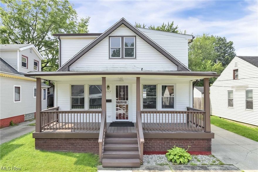 WOW! This Home Is Move-In Ready & Has Been Completely Updated! You'll Love The Large Covered Front Porch Perfect For Greeting Family & Friends! New Security Screen Doors (2023) On Front & Back Entrances. Large Living Room Offers Plenty Of Natural Sunlight, Brand New Ceiling Fan (2023) & LVT Flooring (2023) That Flows Into The Dining Room & Kitchen. Dining Room & Kitchen Have Been Completely Renovated (2023) Down To The Studs Including White Shaker Soft Close Cabinets, Countertops, Stove Vent, Ceiling Fan/Light Fixtures, Kitchen Plumbing, Electrical & Switch Outlets Throughout Home, Some Vinyl Windows & Drywall. Mostly Pella Windows Throughout The Home With Some Vinyl Windows. Back Porch Creates A Perfect Mudroom. First Floor Bedroom Boasts New (2023) Carpet, Ceiling Fan & Makes A Great Home Office. Beautiful Open Staircase Has New Carpeting (2023) & Carpet Continues Throughout The Upstairs. A Large Owners Suite, 3rd Bedroom & Full Bath Complete The 2nd Floor. You'll LOVE The Large Back