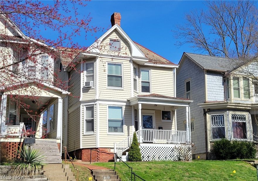 Looking for an in-town home with easy access to The Aquatic Center, downtown festivals and events, the bike path and outdoor workout area? This four bedroom, one bathroom home is ready for you. The back yard boasts a privacy fence, new deck with firepit off the kitchen, alley access with off-street parking. Perfect for outdoor entertaining. It has an updated kitchen and first floor bathroom and laundry. Appliances stay. This home is lovely as is, but there is also a ton of potential. The 3rd bedroom upstairs is right above the kitchen and laundry which would be a perfect place to put a second full bathroom and still have plenty of room for laundry and a large closet on the second floor. The first floor laundry could be converted to a walk-in pantry. The walk-up attic could be finished into another bedroom, game room, or family room. Want a garage? Plenty of back yard space off the alley to add a 2-car garage. Check out a renovation loan to see your vision now.