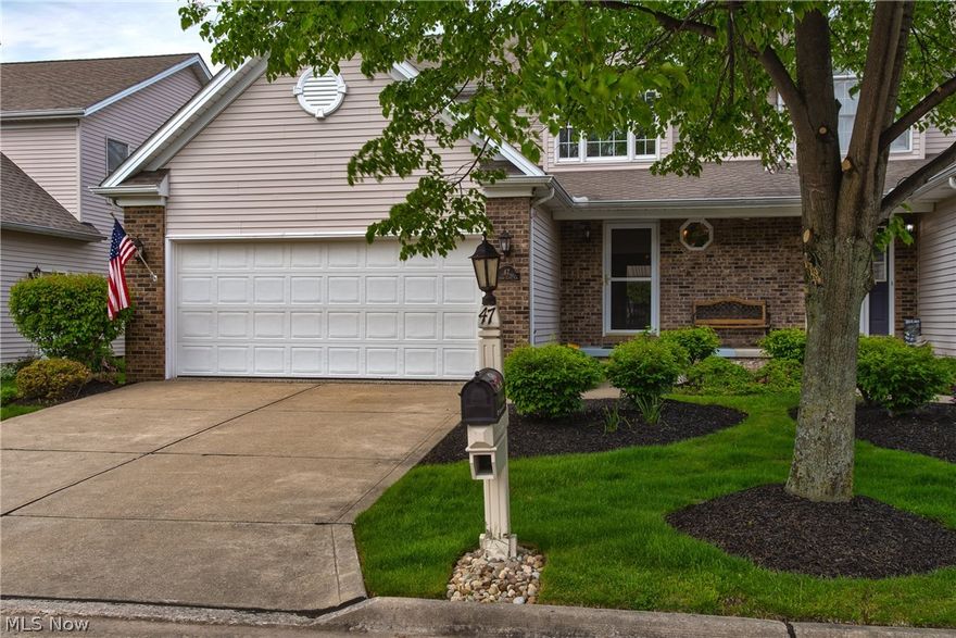 Don't miss a rare opportunity to purchase in this sought after private lakefront community! *Beautiful 3 bedroom, 4 bath condo includes stunning views of Lake Erie with lake access just steps away* Original owner, meticulously maintained home featuring many upgrades. Main level features open floor plan with vaulted ceilings, two sided fireplace, and kitchen/dining area opening to your two tiered private deck. Spacious *first floor master suite* includes large walk in closet, glamour bath with jetted tub, walk in shower, and remote window blinds. First floor laundry is a nice touch in this well thought out floor plan. Second floor living space includes 2 spacious bedrooms with closet organization, second full bathroom, and  large loft area which overlooks the lower level. The basement level features a newly carpeted recreation room with wet bar and ventless gas fireplace, and an additional half bath. Unfinished basement space has work bench, sump pump with battery backup and tons of sto