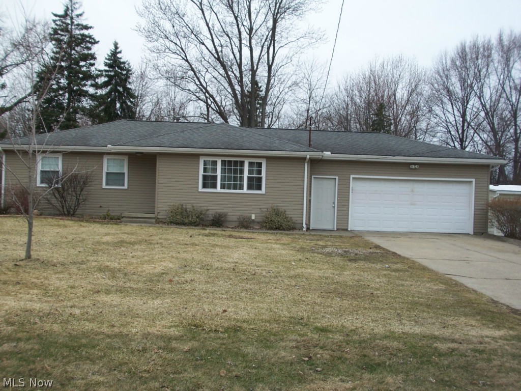 A spectacular Stow ranch with an additional 935 square feet in the finished basement! This 3 bedroom, 2 full bath home has many updates, including: siding (2012), furnace (2012), a/c (2012), hot water tank, and more. The main bathroom is new as of 3/2015. The finished basement has a family room, rec area, and full bathroom. The 18x16 living room is spacious for the whole family. The eat in kitchen overlooks the scenic back yard. There is an attached 2 car garage, sump pump, and ample storage.