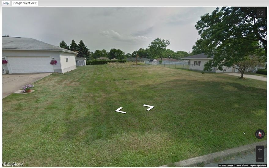 Residential property, cleared and level, suitable to build on.