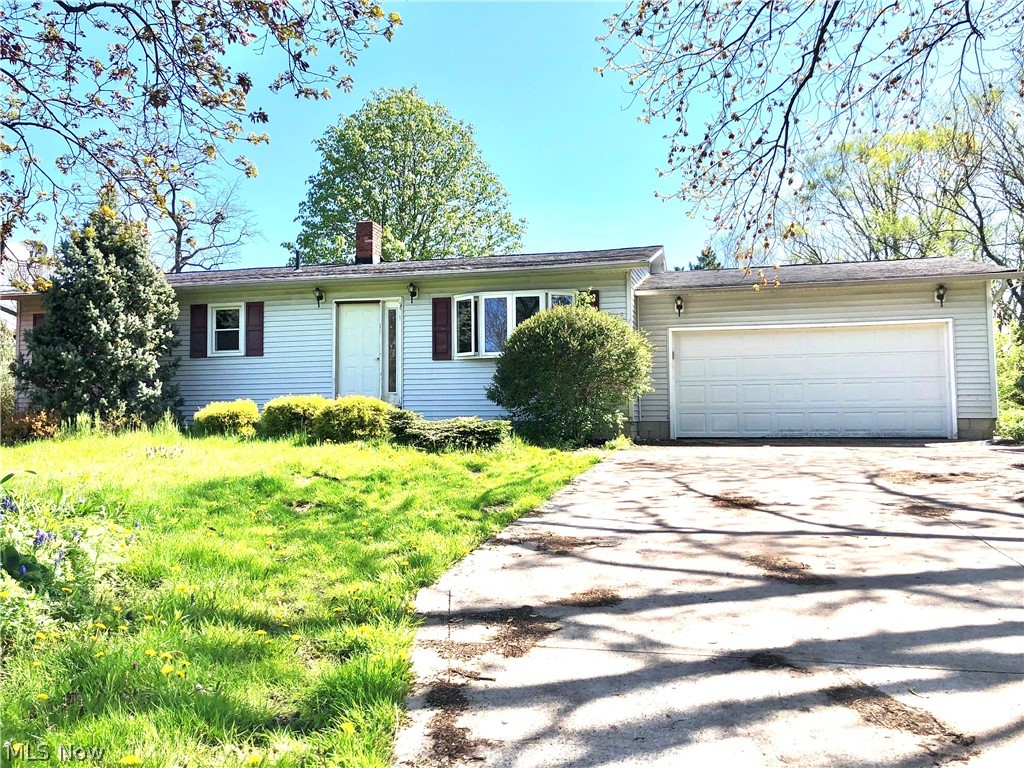 A 3 bedroom Ranch in Concord with loads of potential! It already has a beautiful updated kitchen, what a great start. The rest just needs a bit of elbow grease. 2 full baths on the main floor including one off the master, a huge living room and a full basement. Outside .91 acres to enjoy! House is being sold as-is. Come check it out, before someone else snatches it up.