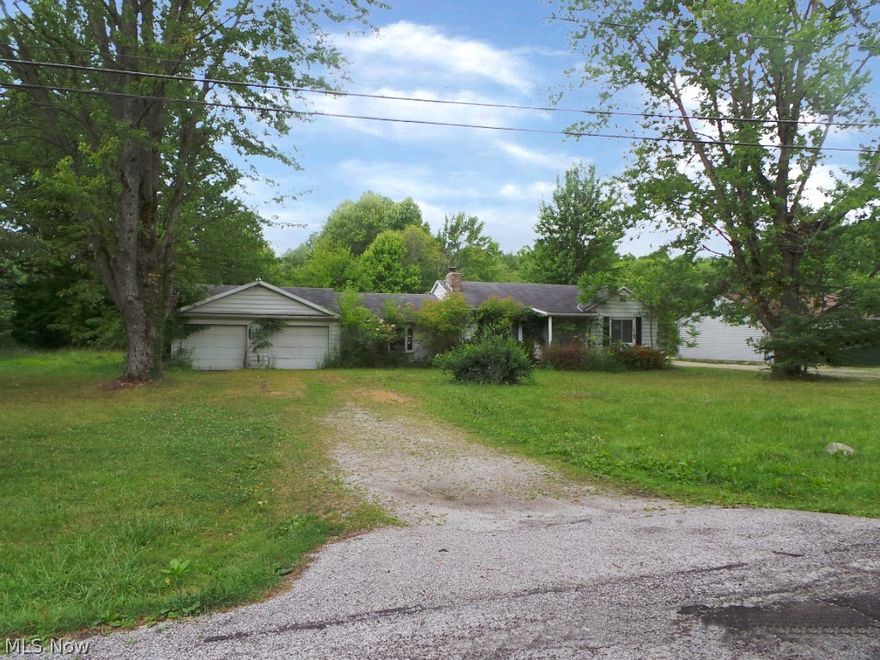 Large lot on quiet street close to everything. Lots of potential ...