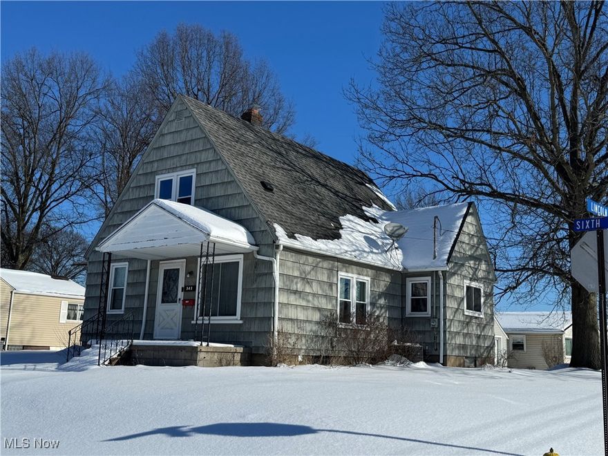 Cute cape cod style home on a double lot! Lots of nice features to this home including the double lot with mature trees. A detached two car garage and beautiful yard. Updates include most all windows replaced in 2021, new AC unit in 2024. Two bedrooms on the first floor and one large bedroom upstairs. You will love all the extra storage in this home. The full basement offers plenty of space and has a heater. Washer and dryer included. Available now!!