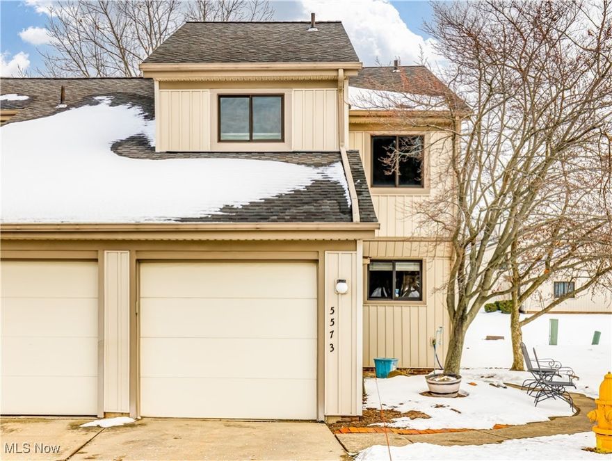 This beautifully updated end-unit condo offers a prime location with a spacious open yard next door and direct access
to the tennis court just steps from the patio. Inside, the main floor boasts a bright and inviting living room, a functional
kitchen, and a stylish half bath updated with LVP flooring (2019). Upstairs, you'll find three generously sized bedrooms
freshly painted in contemporary colors, including a primary bedroom with its own private balcony. The full bathroom
features a walk-in shower and jacuzzi for ultimate relaxation. The finished basement provides valuable extra living
space, ideal for a rec room, home office, or guest area. This home also offers abundant closet space and additional
storage throughout, including an attached one-car garage for added convenience. Includes all appliances for a truly
move-in-ready experience. Note: The homeowner's association fee includes water and sewer, as well as exterior maintenance, rec hall usage for parties, tennis courts, a pool, lawn care, roof maintenance, snow plowing, and trash removal - offering truly
maintenance-free living! Major updates include a new furnace, central air, and water heater in 2023, as well as attic insulation added in 2022. Conveniently located near major highways and just 20 minutes from downtown, this home offers easy access to
shopping, dining, and entertainment. Nestled near the Cleveland Metroparks West Creek Reservation, outdoor
adventures are just minutes away. Schedule your private showing today!