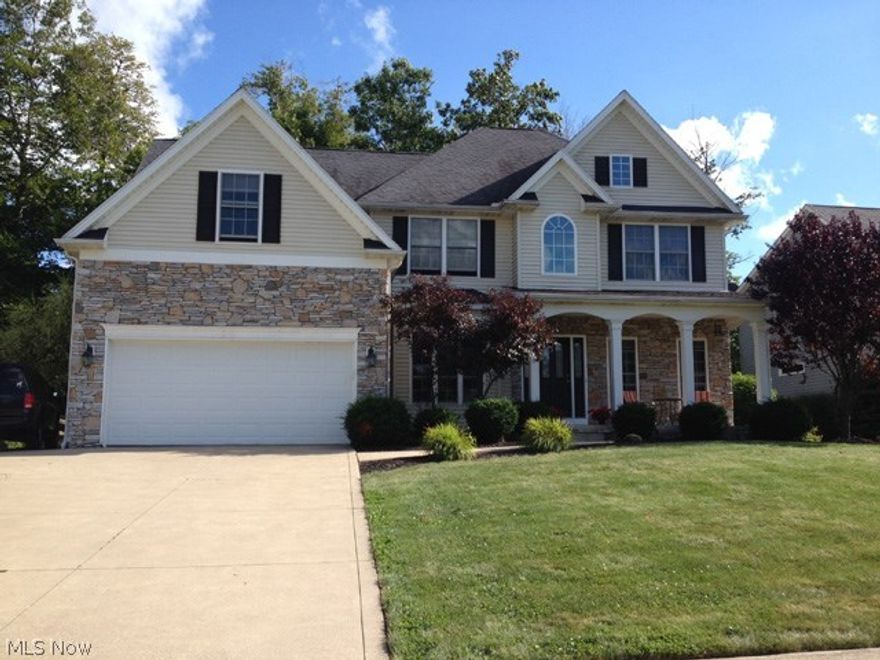 Back on the market! Buyer financing fell through. Come see today! Opportunity awaits to own a beautiful custom-built 2-story home located in quiet Hayes-Mirasol Estates in Montville Twp. Move-in ready home features soaring 18’ ceilings in FR & foyer w/9' ceilings thruout 1st floor. FR adorned w/FP & mantle is filled w/natural light from floor to ceiling windows. Open floor plan flows into eat-in-kitchen. Kitchen boasts SS appliances, deep granite composite sink & slate backsplash. Bay window in kitchen overlooks oversized 36’ x 24’ patio w/fire-pit & fenced back yard. The DR, LR & office/optional 5th bedroom adjacent to a full bath round out the first floor. The second floor offers a large owners retreat and 3 additional bedrooms. An additional 900 SF finished lower level offers an industrial loft design which includes a movie room & rec area w/additional 330 SF unfinished workshop w/storage shelves. The 2-car gar offers bump-out for additional storage & a Genie Silent Max opener.  Ext