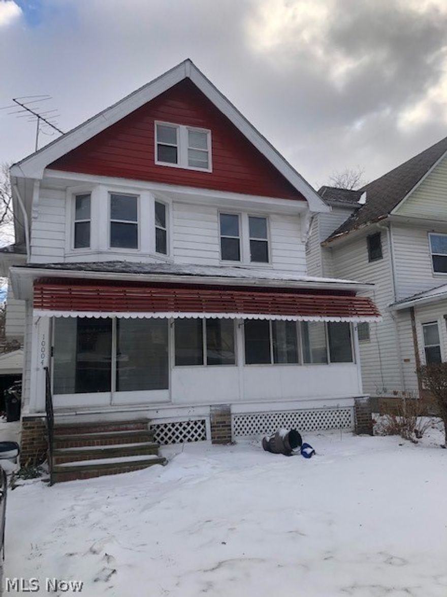 Here it is, a beautiful home just waiting for the right person. This home was occupied as a rental until recently. The home is larger then you think, with 5 bedrooms; 3 on the 2nd floor and 2 on the 3rd floor. The front porch has been enclosed and turned into a gorgeous sun room. 1st floor features pristine original wood trim, a large living room and formal dinning. Home is being sold as is and owner will make no repairs.