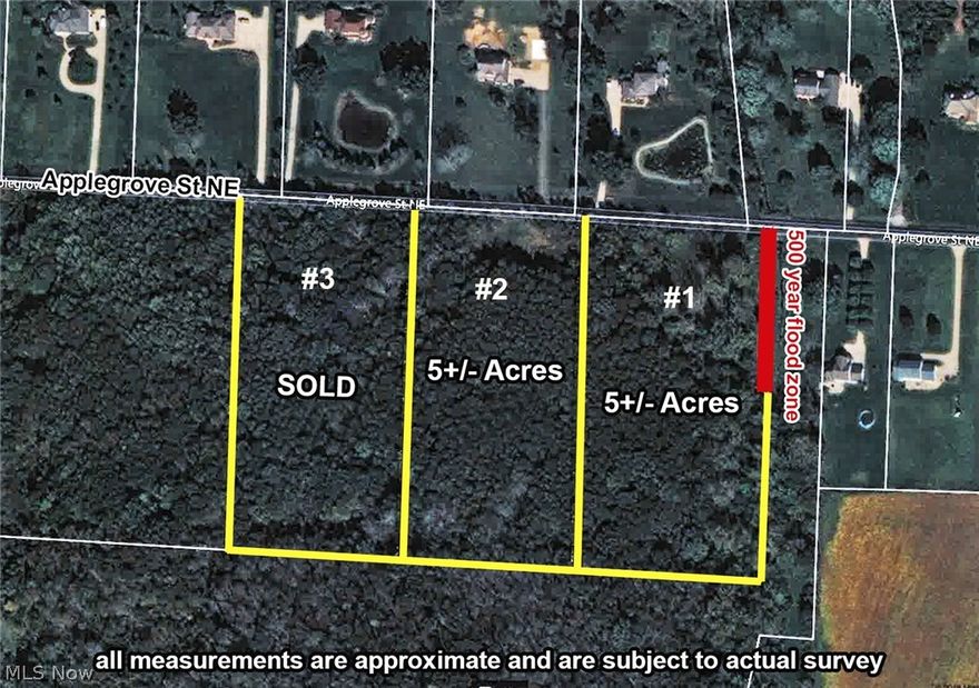 Vacant wooded lot just shy of 5 acres. Property located in Plain Twp., Plain Local schools. Approx. 10 feet from the center of the creek is a 500 year flood plain. Nice building lot and will require well and septic. This is Lot #1 on the aerial map. Also located beside this lot is another 5+/- acre building lot available, See MLS #4032133.