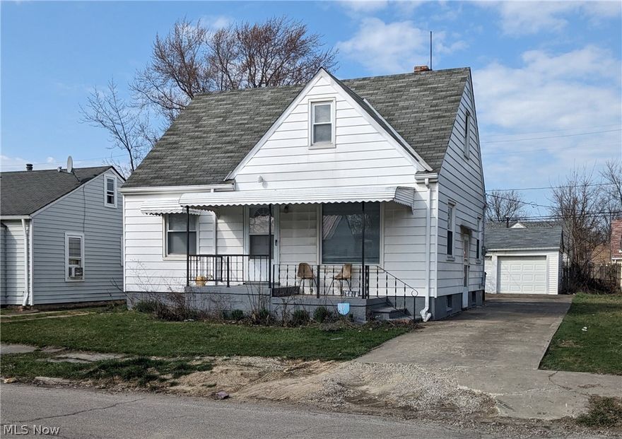 Great rental on a quiet street. Neutral decor, hardwood flooring, kitchen with appliances including gas range & refrigerator. Lower level rec room & laundry. Two car detached garage.