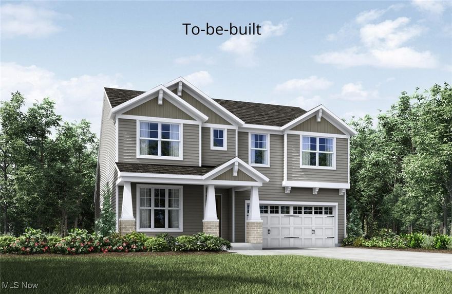 Drees Homes Chester's well-designed floor plan fits today's busy lifestyles with a living room/study right off the foyer for telecommuters and smart living spaces for the family, including a main-floor primary suite. The great room is all about letting in light: from windows, to skylights, and cozy fireplace. The sleek kitchen is a perfect work triangle with the serving/breakfast bar open to the family and dining areas. Upstairs are three roomy bedrooms all with generous closets. And a finished lower level, you get a spacious recreation room. Located in the city of Green, OH, Spring Hill Villas combines convenience, charm and natural beauty to create the perfect place to call home. As part of the Green School District, this community is ideal for families, while its proximity to local amenities ensures a well-rounded lifestyle. Golf enthusiasts will enjoy nearby courses such as Turkeyfoot Lake Golf Links, Ohio Prestwick Country Club and Mayfair Country Club. Nature lovers can immerse themselves in the scenic beauty of Portage Lakes State Park and Firestone. This home is to-be-built. Photo for illustration purposes.