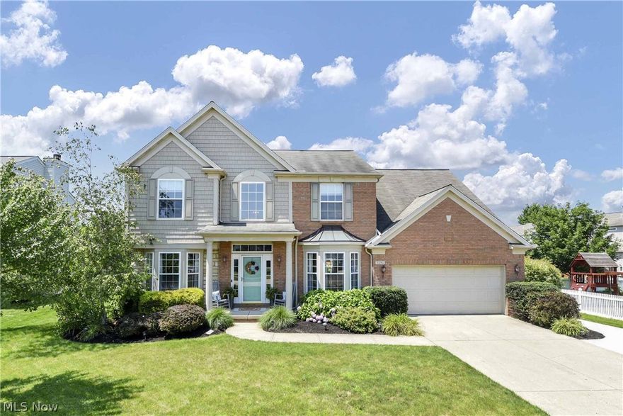 A Grand Two-Story Foyer Greets You As You Enter This Stunning Colonial With Beautifully Rebuilt Staircase Comprised Of Iron Balusters And Hardwood Stairs. Opposite The Stairs Is An Impressive Set Of Custom Built Sliding Barn Doors That Lead To A Large Multi-Function Room That Could Be Used As An Office, Playroom Or Living Room. Adjacent To The Stairs Is A Well Sized Dining Room With Newer Carpet, Fresh Neutral Paint And Eye Catching Chandelier. The Back Portion Of The Home Boasts An Open Floor Plan With Sprawling Eat-In Kitchen That Flows Into The Spacious Family Room With Fireplace. The Kitchen Contains Refinished Cabinets, Quartz Countertops, Vinyl Flooring, And Includes Newer Appliances. Also Off Of The Kitchen Is A Conveniently Located Laundry Room (Newer Washer/Dryer Included), Half Bathroom And Easy Access To The Oversized Garage. The Second Level Consists Of Three Generous Sized Bedrooms Plus A Full Bathroom With Refinished Cabinets/Countertops, But The Real Gem Is The Enormous