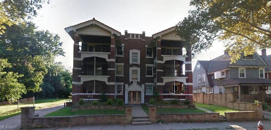 Introducing an exceptional value-add opportunity in Cleveland’s emerging Medical Corridor. Walking distance to 2 of Cleveland's Premier Hospitals and University Circle Area. Solid brick, eight-unit building (14,540 sq ft) sits on a double lotand comes fully permit-ready for an approved 16-unit expansion—plans crafted by LDA Architects and variances already inhand. Why Investors Are Taking Notice: Shovel-Ready Upside: City-approved architectural drawings and zoning variancesmean you can break ground almost immediately. Strong Cash-Flow Potential: The stabilized 16-unit project carries arecent appraisal near $3.6 million. Attractive Incentives: Low-interest city loans, extended state historic credits andanticipated federal credits, plus a 15-year tax abatement, all bolster your return. Land Assembly: Includes the neighboring parcel, with the option to secure a third lot for additional parking. Prime Location: Convenient to downtown Cleveland, major highways, and growing retail corridors—ideal for attracting long-term tenants. Don’t miss this rare turnkey development play. Detailed financials, full plans, and incentive summaries available upon request. Serious inquiries only—schedule your site tour today.