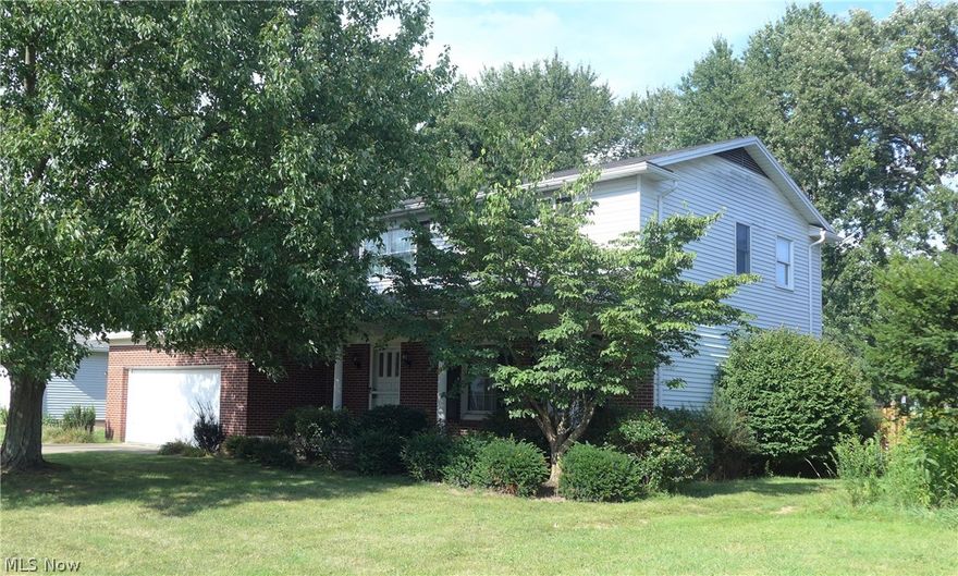 Owner moving to assisted living. Well cared for with many mechanical updates. Home has a spacious backyard with large (now covered) inground pool with commodious patio area cared for by Ohio Pools. It is really a gorgeous yard with an expansive deck area, too! There is hardwood flooring under all the carpet, that will lend an entirely different feel to the home when removed. A/C is brand new and the furnace just inspected. Roof and gutters in 2005. Outside painted in 2006. Doors and windows were replaced. Quiet cul-de-sac.  Gym equipment to remain.