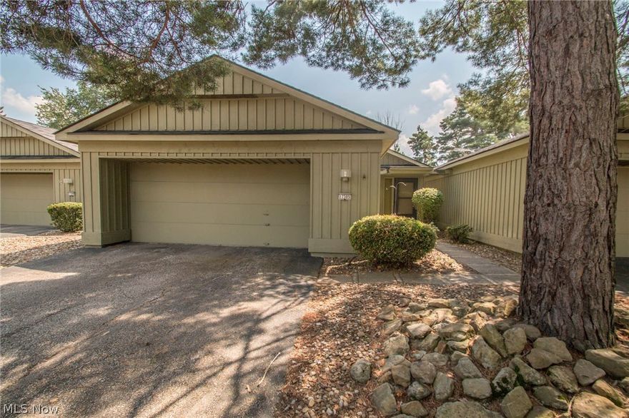 Welcome to easy one floor living in this meticulously maintained ranch! Open bright floor plan has many updates. Spacious eat-in kitchen features granite counters and all  newer appliances. New sliding doors in kitchen and living area lead to tranquil private courtyard! Large living area features plenty of space with a wall of windows and fireplace. Bedrooms off loads of storage in the ample closet space! Master bedroom has walk in closet and it's own private bathroom! New furnace and hot water tank are done for you! Also, a one year home warranty for your peace of mind! No maintenance, private, and amazing location make this home a true must see! Call today for your private showing!