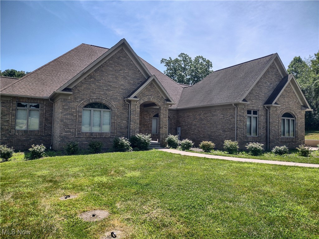 This ranch home on over 4 acres offers a tranquil setting away from the road and overlooking a backyard pond. Built in 2008, this home features an eat-in kitchen, formal dining room, sun room, great room with fireplace, three bedrooms with private baths and walk-in closets, a finished basement, and 5-car garage. Showing days and times are limited. All offers are due by 1 pm on August 3rd, and the Seller requires delayed possession (30-60 days).