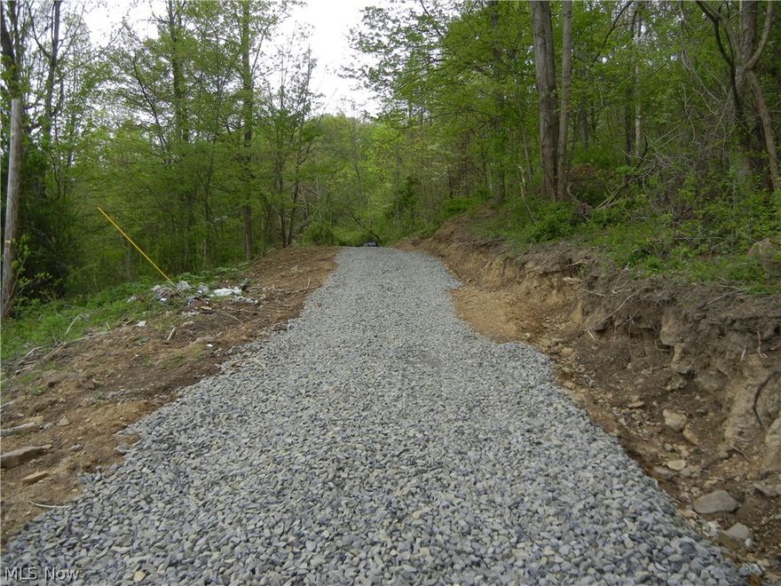 11.5 wooded acres with clearing for homesite and roughed in drive.