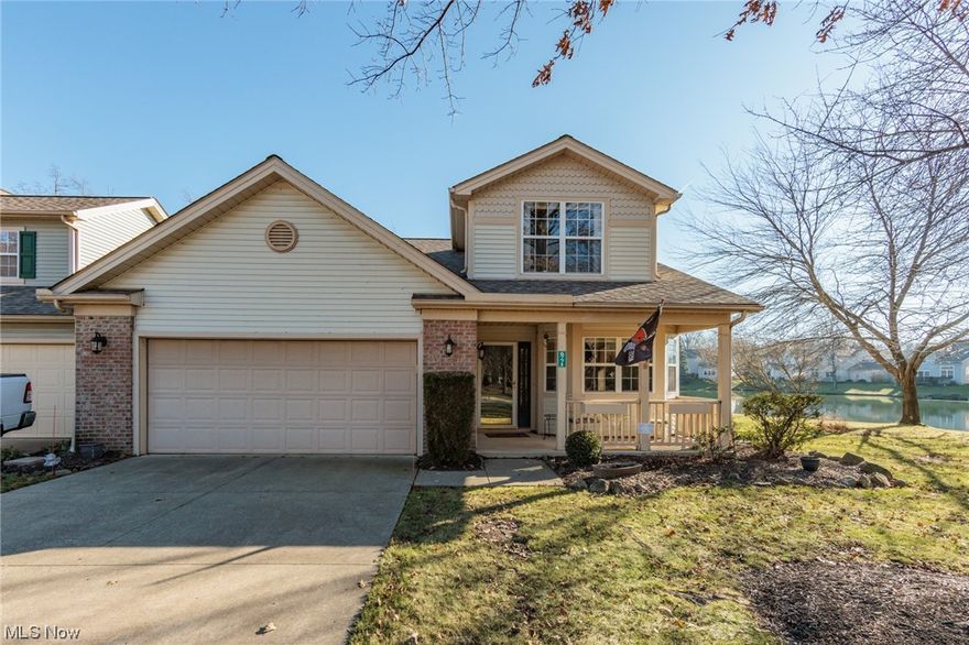 Welcome to your dream home in the tranquil Villas of Crystal Lake, Middleburg Heights! This exquisite 2-bedroom, 2-bathroom residence, complemented by an additional loft, invites you into an idyllic lakeside retreat that seamlessly combines tranquility with comfort. Nestled along the shores of a picturesque man-made lake, this home captivates with breathtaking views visible from the right side and rear windows. Step outside onto the expansive deck that gracefully spans the entire back of the house, creating an inviting space for outdoor entertaining or simply unwinding as you take in the scenic views.
Indoors, discover two well-appointed bedrooms, complemented by a versatile loft that introduces an extra dimension of space to the property. Whether utilized as a home office, a cozy reading nook, or a play area for children, this loft adds valuable flexibility to accommodate your unique lifestyle. The spacious kitchen, adorned with ample counter space and storage, seamlessly connects to the dining area, creating a functional and inviting culinary space. The living room boasts vaulted ceilings, enhancing the ambiance with an abundance of natural light.
This property conveniently offers easy access to major highways, with Highway 71 and I-480 just a stone's throw away, making commuting a breeze. For your daily needs, you'll appreciate the proximity to several grocery stores, making errands a quick and efficient task. From local markets to major retailers, everything you require is within reach. 
Act quickly, as you could be enjoying this charming home and all it has to offer before spring!