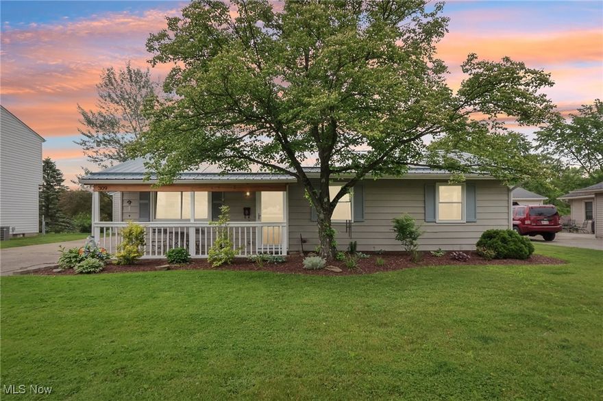 Nestled on a quiet, sidewalk-lined street in the heart of the Chardon School District, this thoughtfully updated 3-bedroom, 1.5-bath home perfectly blends comfort, style, and convenience. Just a short stroll to Chardon Square, you'll enjoy easy access to local shops, restaurants, and community events all within walking distance.

Inside, the home you'll find a modern, clean aesthetic with thoughtful upgrades throughout. The eat-in kitchen features a sleek customized island, perfect for casual meals or entertaining, and comes complete with all appliances included. The tile flooring in both bathrooms adds a touch of elegance and durability.

Outside, relax on the inviting front porch, or unwind in the partially fenced backyard with a cozy patio area ideal for summer evenings or weekend barbecues.

This move-in-ready home checks all the boxes!