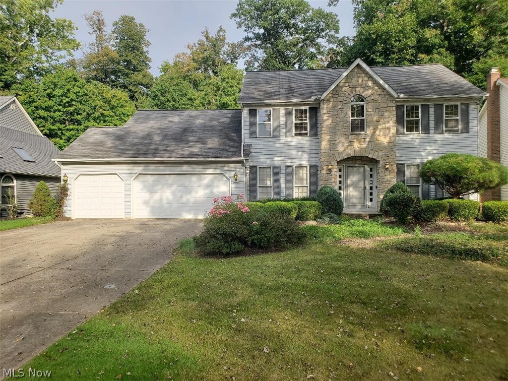 WELCOME TO THIS 4 BEDROOM 3 BATH COLONIAL. THIS HOME HAS 2699 SQ FT OF LIVING SPACE AND ANOTHER 1238 SQ FT OF A MASSIVE UNFINISHED BASEMENT. ENTER THIS GREAT HOME THROUGH YOUR 3 CAR ATTACHED GARAGE AND ENTER NEAR THE KITCHEN WHICH HAS BEAUTIFUL HARDWOOD FLOORS THAT ARE ONLY ABOUT 10 YEARS OLD. STAY WARM AND COZY NEXT TO THE LARGE FIREPLACE IN THE FAMILY ROOM. THE DEN CAN BE USED FOR THOSE WORK FROM HOME DAYS. THIS HOME HAS THE CONVENIENCE OF 1ST FLOOR LAUNDRY--NO GOING ALL THE WAY DOWN TO THE BASEMENT TO DO LAUNDRY. THE MASTER BEDROOM HAS A LARGE MASTER BATH AND WALK IN CLOSET ALONG WITH AN ATTACHED LOFT AREA THAT OVER LOOKS THE MAIN FLOOR FAMILY ROOM. THIS LOFT AREA COULD BE EASILY CONVERTED TO ANOTHER ROOM OR BABY/KID AREA. ENJOY COOKOUTS WITH FAMILY AND FRIENDS FROM THE BACK DECK. THE ROOF IS ABOUT 15YRS OLD ON A 30YR SHINGLE. ALL APPLIANCES STAY WITH THIS GREAT HOME AND COMES WITH 1YEAR HOME WARRANTY. NO HOUSE BEHIND YOU-- JUST WOODS!