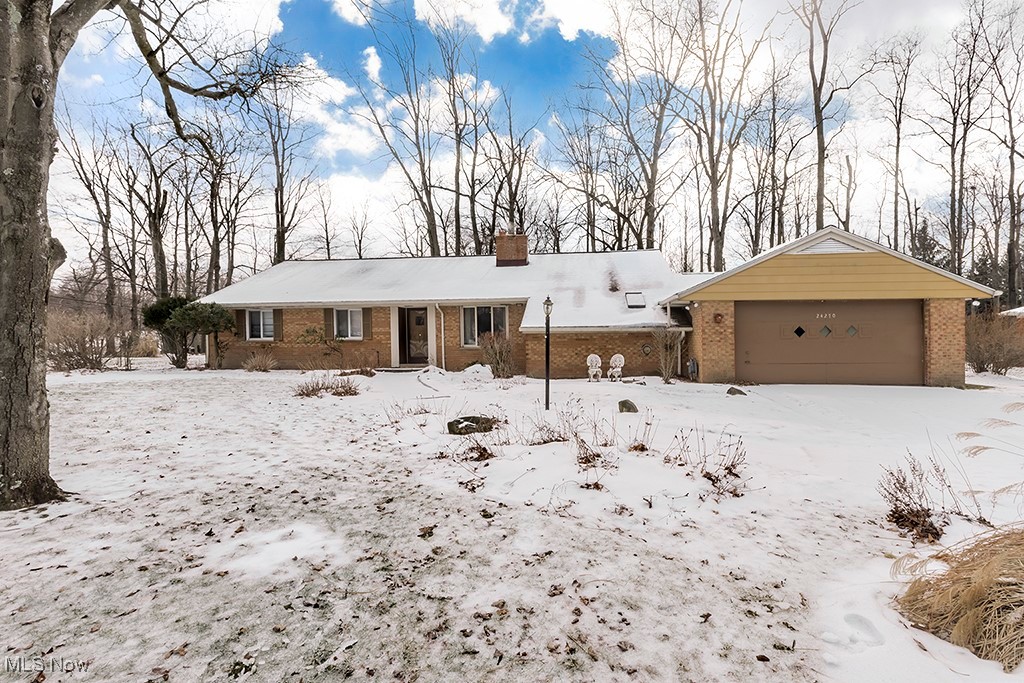 Welcome to a fabulous opportunity to recreate this sprawling ranch and make it your dream ranch; or build your dream home on a fabulous site. Note there are three (3) parcels and owners can choose between Beachwood or Shaker schools. This home is an estate and is being sold "as-is". The location is ideal and is a large, corner lot. There is a living room/dining room; den/study; plus a large family room. There are two fireplaces. The roof is newer. Bring your imagination and vision.
