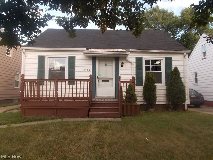 Cute 3 bedroom cape cod style home has so much potential. With a little TLC return this house back into the gem of a home it once was. Nice sized rooms, large living room, hardwood floors and so much more! Being sold as-is. Call today to schedule a private tour!