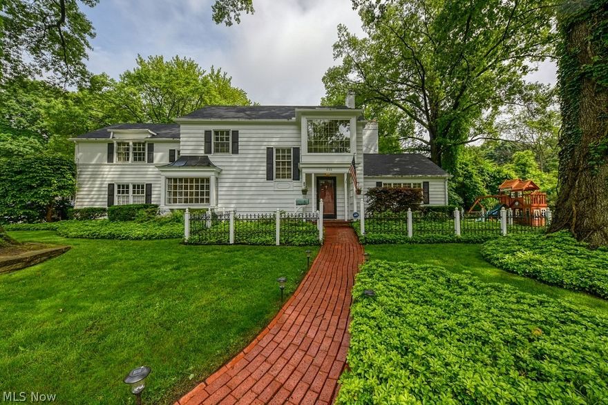 A beautiful, historic Colonial home, nestled in a quiet neighborhood at the end of the street. Enough space for everyone with five bedrooms, three bathrooms, 3 fireplaces (1 of which is a wood burner). Newer carpet throughout the upstairs with hardwood flooring in the main level. The great room boasts vaulted ceilings and a wall of windows letting in sunshine while also offering a great view of the side yard.
The wood paneled family room could be a great place to read and relax with a roaring fire or the space could be used in many different ways. The two car attached garage, well landscaped yard and mature shade trees round out the perfect setting. Ample storage space throughout the home will help keep things organized. The property is within walking distance to King Elementary. A completed home inspection report and appraisal are available to any accepted offers. This will save the buyer time and money. The HVAC systems have been serviced month of July. HVAC system has zones which a