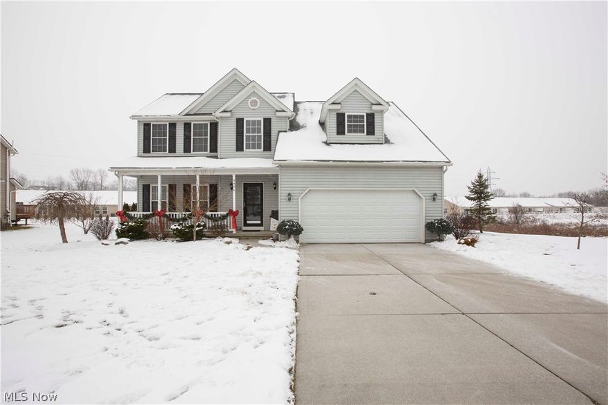 Welcome home to this 3-bedroom, 3 bath custom built home! First floor boasts a dramatic 2 story foyer. There are solid hardwood floors throughout! Large kitchen with maple cabinets, recessed lighting, granite counters and island! There is a dining room with sliders showcasing the professionally landscaped grounds. Massive Great room with picture windows and a corner floor to ceiling stone fireplace. There is a guest bath and laundry room to complete the first level. 2nd floor boasts a gorgeous 2 story landing, 3 large bedrooms and 2 bathrooms. Master en suite is a private retreat and a dream! Expansive walk in closet large enough to be a bedroom! Master bath has walk in shower, dual vanities and separate soaking tub. Guest bedrooms and Guest Bathroom are all large with ample closet space. Full lower level has endless possibilities! Home is professionally landscaped and sits on a gorgeous lot on a cul de sac! The home has 2 exterior entertaining areas with a Large front porch with lake