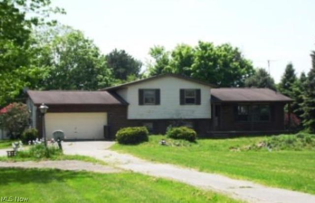 Ready to lay down roots? This is split level home is a great option. It offers approximately 1,800 square feet of living space with 3 bedrooms, a partial basement, and lots of potential. With some work this could be a great home. It sits on almost 2 acres of land. REO Property, Property Sold AS-IS W/O Repair, Warranty or Seller Disclosure. The Listing Broker & Seller make no guarantees as to the accuracy of information herein; Buyer or Buyer’s Agent is responsible for utility activation related to inspections, Water activation not authorized; air pressure test only.