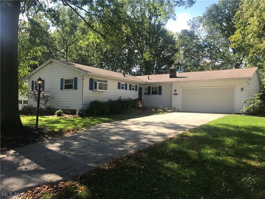 DON’T MISS THE OPPORTUNITY TO VIEW THIS OPEN CONCEPT RANCH HOME, WITH A FLOWING FLOOR PLAN THAT IS PERFECT FOR ENTERTAINING! This home offers a large kitchen with modern appliances, ample counter space and storage space, along with a walk in pantry. Off the kitchen there is an open living room and dining area, perfect for spending time with your family and guests. A sunroom with a sky light, ceiling fan and fireplace offers a perfect place to entertain all year long. Down the hall you will find a full bath, hallway storage space and two bedrooms with large closets along with the master bedroom with an attached full bath. Open the new sliding glass doors off the living room or sunroom and step on to a private deck overlooking spacious back yard. Your view of the backyard, as you look past the garden, includes a covered fire pit, and a newly finished shed. Some other special amenities this home includes are a partially finished basement with a matching set of high efficiency washer and d