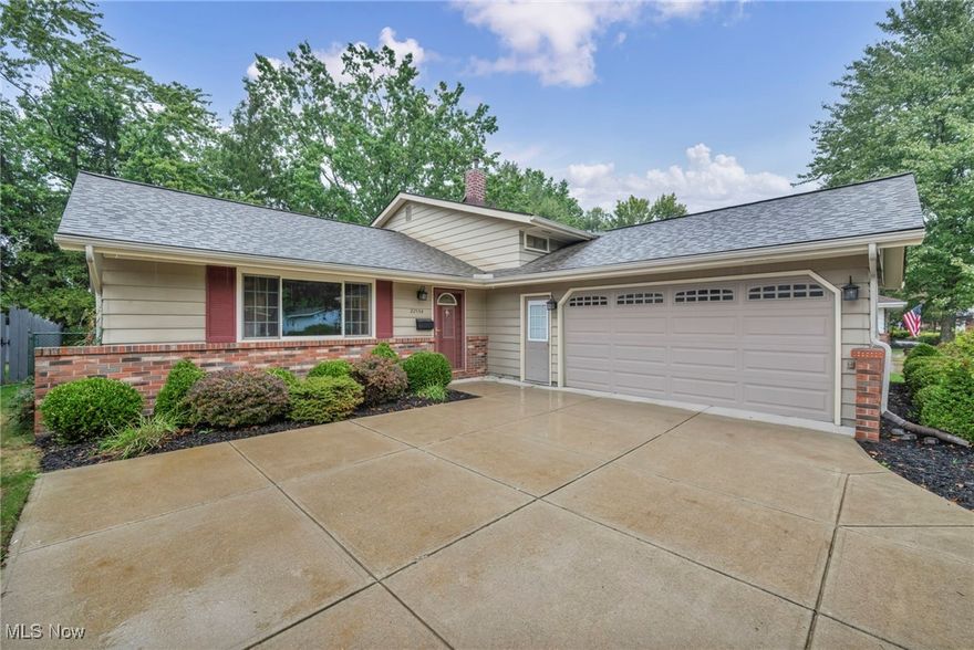 Tucked away on a peaceful cul-de-sac in Fairview Park. From the moment you pull up, the curb appeal and beautifully maintained yard set the tone. Step into sun-filled living and dining spaces accented with rich hardwood flooring, then flow into the stunning enclosed porch—your year-round retreat overlooking a private, landscaped backyard with a spacious paver patio. The updated eat-in kitchen is both stylish and functional, featuring granite countertops, stainless steel appliances, and today’s favorite finishes.

The lower level is anchored by a cozy fireplace and oversized family room—perfect for movie nights, play space, or casual entertaining. A bright and versatile laundry/utility area makes everyday living easy. Upstairs, you’ll find three comfortable bedrooms and a full bath, all designed with a soft, inviting color palette that creates a sense of calm.

This home has been lovingly maintained. If you’ve been searching for a home that balances charm, comfort, and practicality—this one simply feels like home.