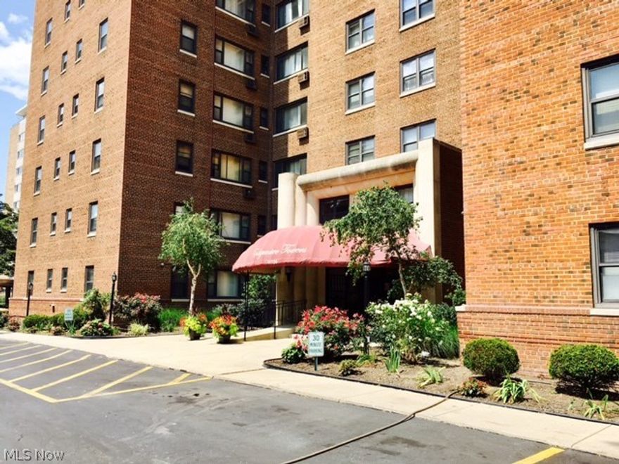 Amazing Lake Erie Views from all Windows at Edgewater Towers on the Lake! Clean, Updated + Well Maintained 1 Bedroom Condo with Newer Windows + Neutral Interior Walls/Carpet.  Includes: Interior Parking (Space #50), Heat, Electric, Gas, A/C, Water, Sewer, Trash. Refrigerator, Oven/Range + Microwave. Also Included: Outdoor In ground Pool, Picnic/BBQ Area, Workout Room, Laundry Room, Community Room, Area to Store Bike, 24 Hour Security, Roof Top Observation Deck. Close to Lakewood Park, Restaurants, Shopping, Entertainment, Downtown, Airport, Highways!