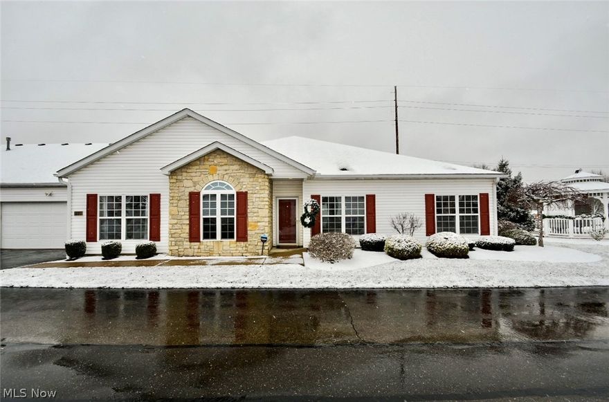 Jackson Township Condo. Totally renovated, new kitchen with granite countertops, stainless steel appliances, both bathrooms updated, new flooring throughout. Fireplace recently stoned, 2 car garage with extra storage. Schedule your showing today.