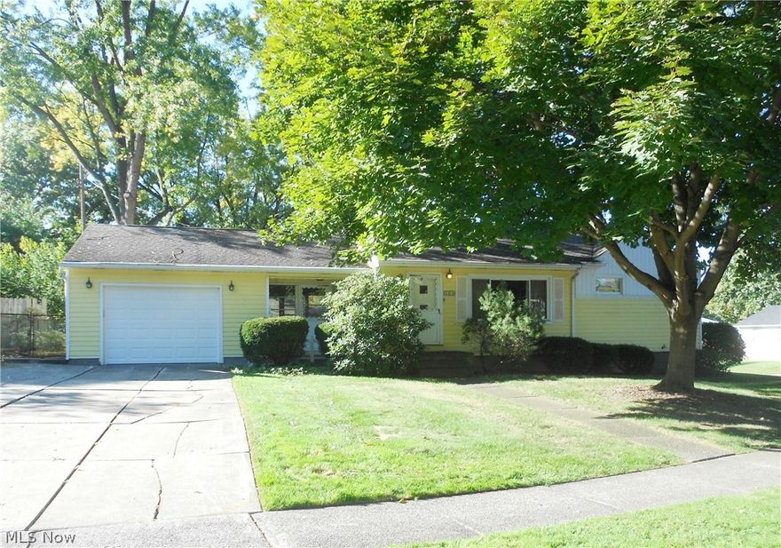 Spacious and well maintained 2 bedroom, 2 full bath ranch.  Beautiful hardwood floors in dining room and bedrooms, plus hardwood under living room carpeting. Many newer windows, partially finished basement with full bath and separate room perfect for office or exercise room.  Enjoy the fall relaxing on the breezeway.  Backyard is fenced, oversized 1 car garage is great for storing yard equipment.