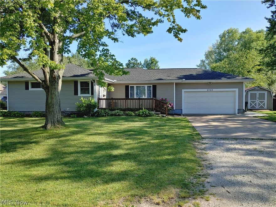 Welcome to this 3BD and 1 BA Buckeye ranch located in Ashtabula Twp. This home has a lot to offer, the kitchen has a great amount of counter space to prepare food and entertain guests and also has plenty of cabinetry for storage of kitchen items and necessities. Solid hardwood flooring spans the living room, dining room, and hallways throughout the home leading to the 3 bedrooms on the main floor. The bedrooms all have good size to them for any member of the family. This home also has a finished basement with vinyl wood flooring complete with a bar and a spare room that could be used as a possible 4th bedroom. The backyard is beautifully set with two new decks (2019/2020), pool (2019), and completely fenced in. This home also offers a 1 1/2 car garage and 10 x 14 shed. The home has been very well maintained and updated by the sellers over the years. There is not much to do but make this your home today! Schedule your private showing now before it's too late!