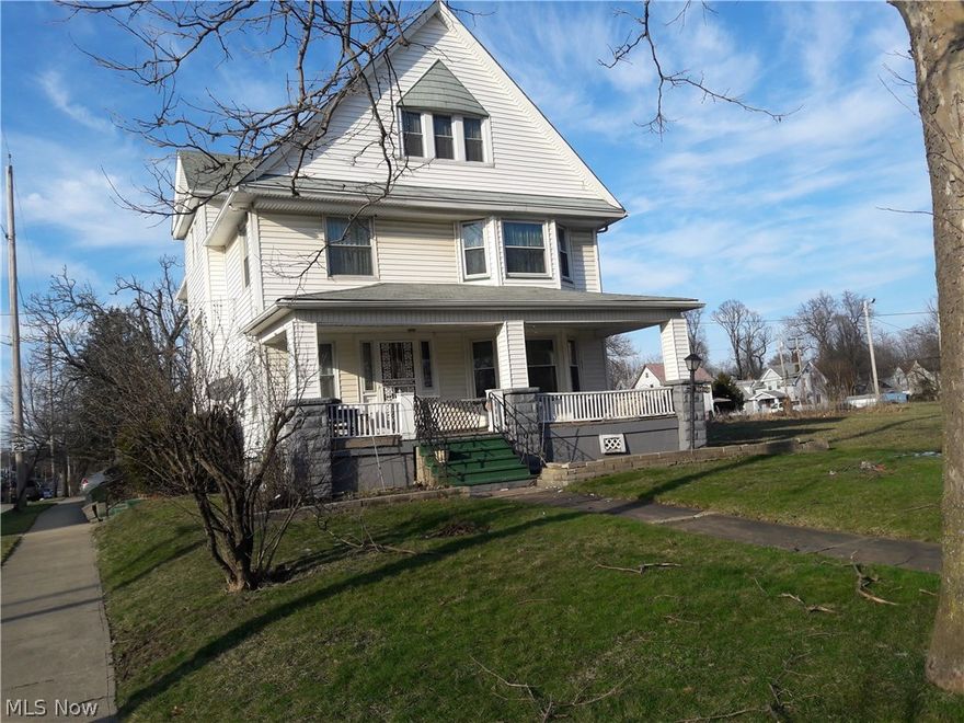 Charming & Clean Well Kept Home! First Floor Modern Kitchen, Living Room With Fireplace, Family Room, Dining Room That Is Huge PLUS A Kitchen Nook For Kitchen Table. Upstairs Are 4 Large Bedrooms, Remodeled Bath With Handicap Tub. Third Floor Is Wide Open! Basement Has Very Nice Full Bathroom. Home Has Polished Wood & Laminated Floors Throughout. Call For Private Showing. No Open Houses.