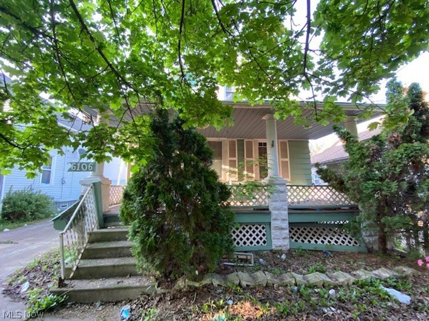 Calling all rehabbers, this property needs work but will make for a good flip or to fix it up to fill with tenants for some cashflow!  There are two houses on this lot on Gertrude, one of the most sought-after streets in Slavic Village.  Home is being sold as is.