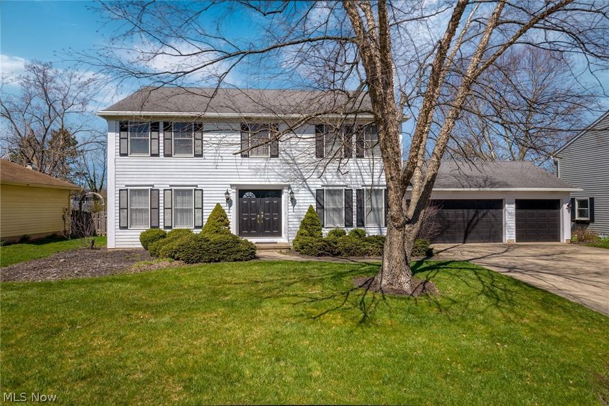 Welcome to 13022 Kingston Way. This beautiful 4 bedroom 2.5 bath colonial provides over 2,500 square feet of living space with crisp, neutral decor throughout. It is just waiting for your finishing touches! Step inside the double front doors and you will be warmly greeted by a 2 story open foyer and newly installed LVP flooring that flows throughout the home. This floor plan is perfect for entertaining with a great room, large dining room, and spacious kitchen with an eat-in area and sliders that open to a lovely patio. The kitchen features newer stainless steel appliances and plenty of counter and cabinet space. An updated half bath and laundry/mud room complete the main floor. Up the staircase you will find 4 large bedrooms and two full bathrooms, including the primary suite. 
The lower level is just waiting to be finished into your dream home fitness center, playroom or media room. It provides an additional 1254 square feet with plenty of storage. Outside, the entire backyard is fenced-in with a 6' privacy fence, plus there is a lovely brick patio and a 3 car attached garage. Located just off of W. 130th Street in North Royalton, this home provides easy access to area shopping, dining, highways, and parks. It is just minutes from Mill Stream Run Reservation and Southpark Mall.