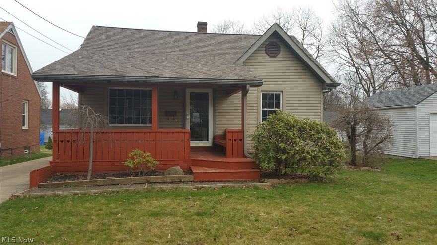 Beautifully Updated Home with Large Garage and Unfinished 2nd Floor living Space.  All the updates have been completed.  This home is ready to move into.  The Living Room and Dinette Area have refinished hard wood floors.  There is new carpet in the downstairs bedrooms.  The furnace and A/C are newer with new ductwork installed. The house has been rewired and has new electrical service out to the pole, including 150 AMP box installed.  The hot water tank was replaced in 2014.  New roof installed in 2013.  The garage has electric with garage door openers and a second floor area that could be finished. The shed has electric.