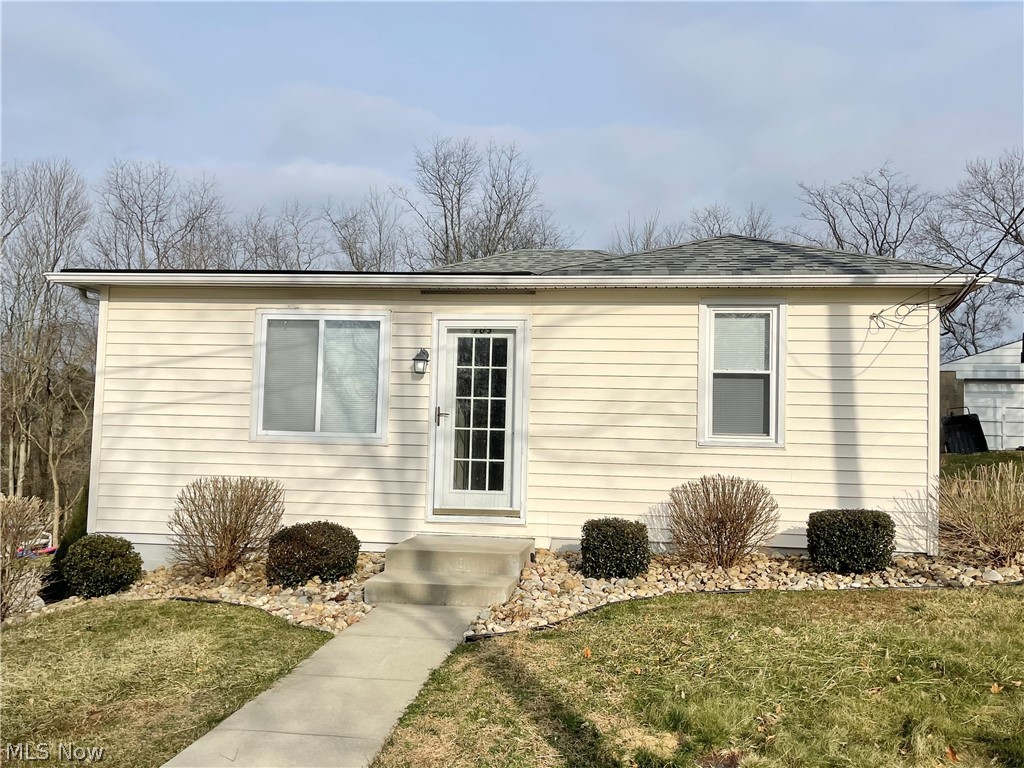 Located in the heart of Wintersville, near many amenities. This Move-In ready 3 bedroom, 1 bath ranch has many updates. New Roof, Windows and A/C all in 2016. Furnace was installed in 2010, and new carpet was installed in December 2021. Featuring a large 2 car dethatched garage, with space for a workshop which also features a covered breeze way to the kitchen door. Call an agent today for a private showing.