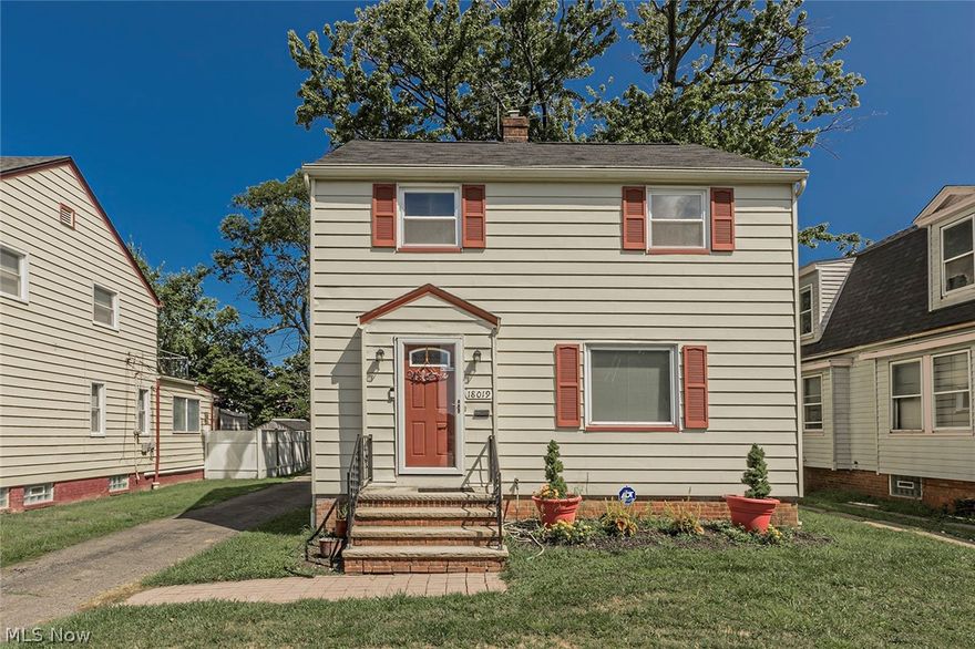 A hidden gem in one of Cleveland's most desirable neighborhoods. This 3 bedroom one and a half bath offers an updated kitchen with granite counters, expresso cabinets and a neutral tile floor. The fully renovated bath on the second floor was done in 2016. The home has been well maintained with new doors and storm doors, a new roof, new fixtures throughout and was freshly painted in 2019. The spacious two car garage was built in 2019. There are newer windows throughout! You also have the vintage charm of the built in corner cabinet and original fireplace with gas line. Relax and enjoy the deck off the first and second floors. As an added bonus the homeowners on Windward, are part of the Beachland Park Community that dead ends looking over Lake Erie.  Membership to the Beachland Park Association allows you to enjoy use of the park and its amenities and participation in all of the park activities at only $140 per year! Don’t miss out on this opportunity to start making new memories in you