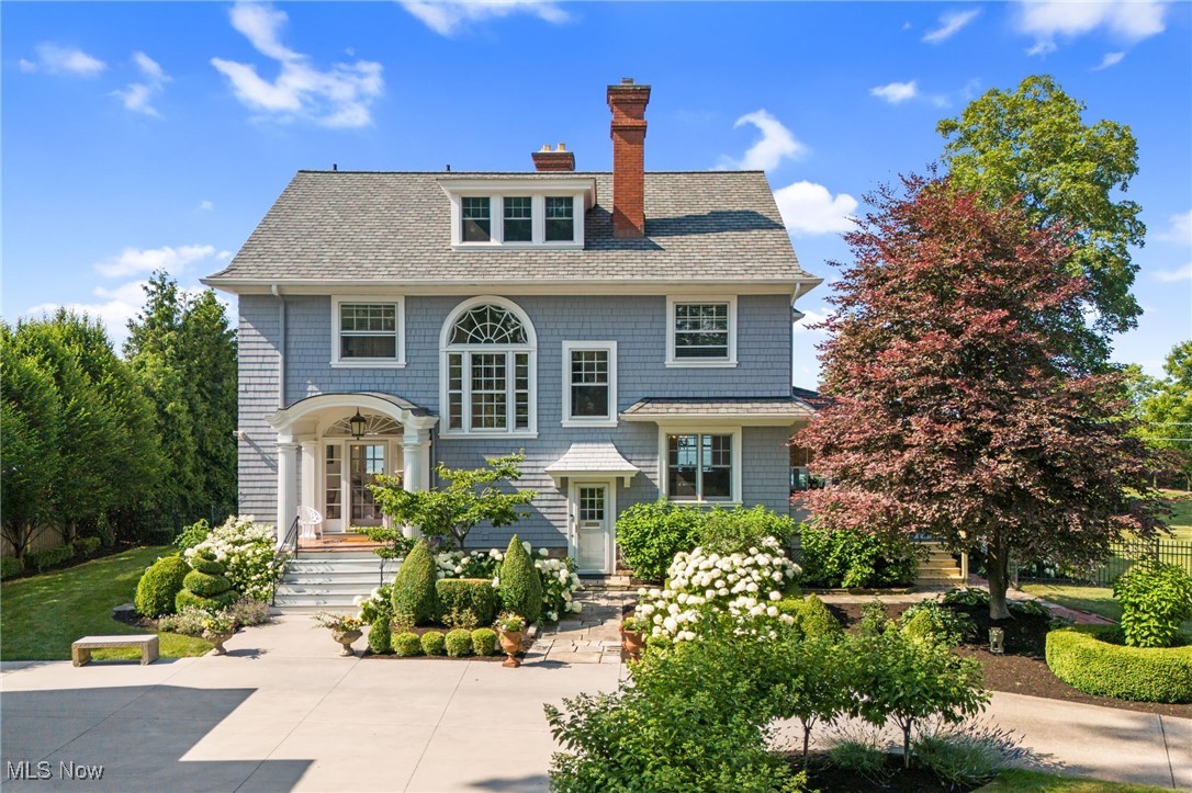 Discover a rare opportunity to own a 1912 estate on the shores of Lake Erie. This historic lakefront home blends turn-of-the-century elegance with modern comfort, offering sweeping water views, exquisite architectural detail, and a seamless open layout. Set on a beautifully landscaped parcel, the private grounds feature an in-ground pool, gazebo, spacious patio, and fenced backyard—perfect for refined relaxation or entertaining, plus an additional buildable parcel of land east of the house. A truly unmatched retreat, where history, luxury, and lakefront living converge.